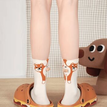 Novelty Fun Socks ~ Dogs With Balls, 7 of 9