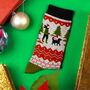 Men's Bamboo Socks Grey Man And His Dog, thumbnail 1 of 6