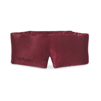 Silk Addict 100% Mulberry Silk Weighted Sleep Mask Berry, 8 of 8