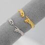 Sterling Silver Hand Ring, thumbnail 4 of 12