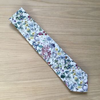 Liberty Tie / Pocket Square / Cuff Link In Wildflowers, 2 of 2