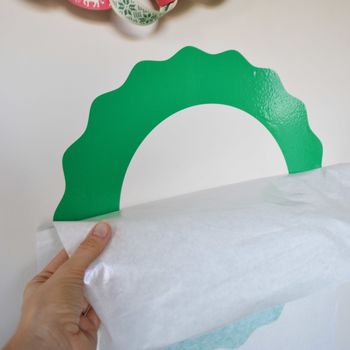 Build Your Own Christmas Wreath Vinyl Wall Sticker Kit, 4 of 6