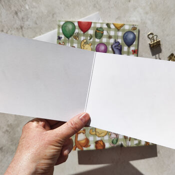 Winnie And Friends Green Stationery Bundle, A5 Notepad And Six Cards And Envelopes, 4 of 7