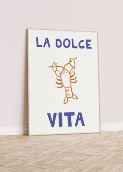 La Dolce Vita Lobster Print, 4 of 5