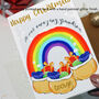 Rainbow Grandchildren Christmas Card, thumbnail 9 of 12