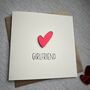 Wife/Girlfriend Mirror Acrylic Heart Anniversary/Birthday Card, thumbnail 5 of 5