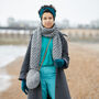 Fair Trade Luxury Soft Fine Knit Merino Ladies Gloves, thumbnail 6 of 12