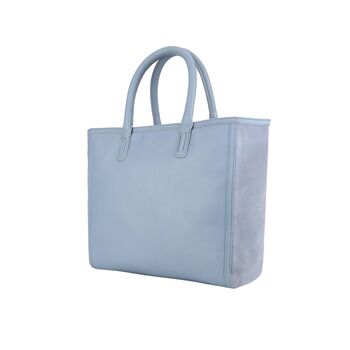 Kendal Zipped Tote Blue, 4 of 4