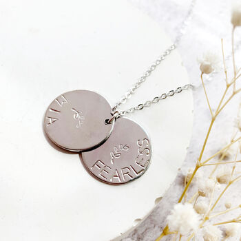 40th Birthday Personalised Hidden Message Necklace, 6 of 8