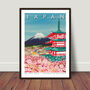 Mount Fuji, Japan Travel Print, thumbnail 2 of 3