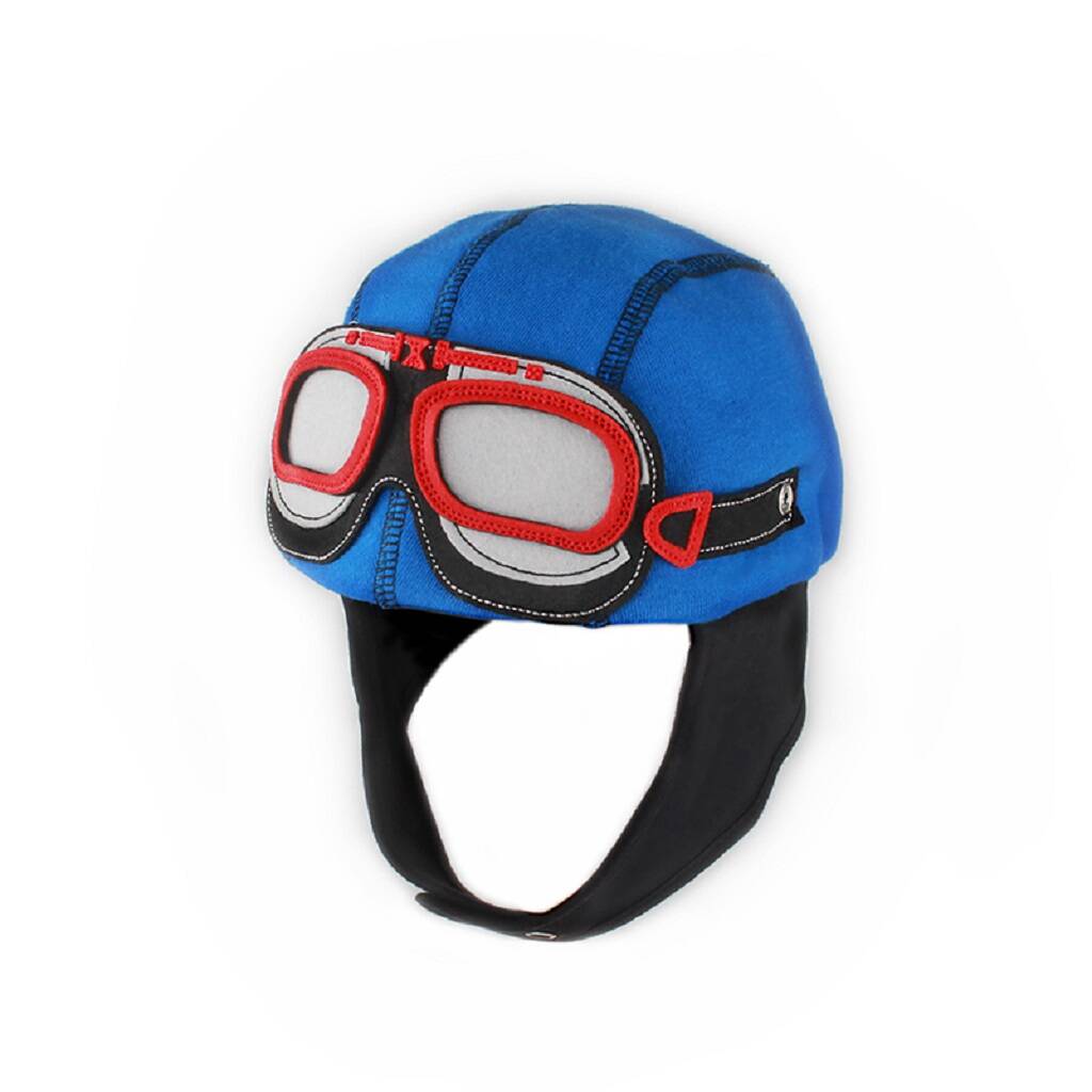 Boys Motorcycle Hat With Goggles, 1 of 5
