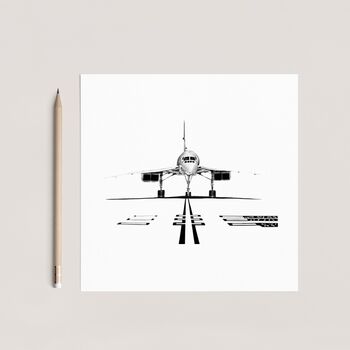 Concorde – Hand Drawn Aviation Greeting Card Illustration, 2 of 6