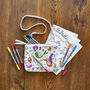 Colour In Mermaid Crossbody Bag + 10 Pens Colouring Kit, thumbnail 1 of 7