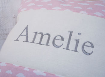 Cloud Name Cushion Baby Pink, 7 of 12