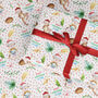 Personalised Christmas Monkey Gift Wrapping Paper, thumbnail 3 of 3