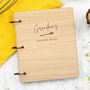 Personalised Wooden Recipe Book For Bakers, thumbnail 1 of 11