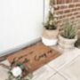 Come In And Cosy Up Print Doormat, thumbnail 4 of 6