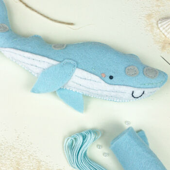 Sew Your Own Wilma The Whale Felt Sewing Kit, 2 of 9