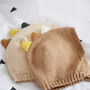 Dinosaur Cotton Lining Soft Yarn Knit Beanie Hat For Baby And Toddler, thumbnail 5 of 11