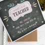 World's Best Teacher, Personalised Card, thumbnail 3 of 5