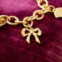 Charm Bracelet In Gold Plated Sterling Silver, thumbnail 5 of 11