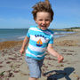Personalised Kid's Striped T Shirt, thumbnail 2 of 5
