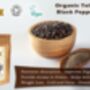 Organic Black Pepper 200g For Cooking, thumbnail 5 of 12