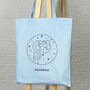 Zodiac Star Sign Tote Bag, thumbnail 4 of 7