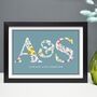 Personalised Couple's Initials Print, thumbnail 1 of 4