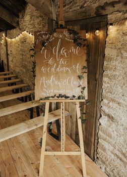 wooden welcome sign notonthehighstreet