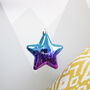 Rainbow Ombre Hanging Star LED Light Decoration, thumbnail 1 of 12