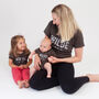 Wilde Mama Ladies T Shirt, Organic Cotton, thumbnail 2 of 2