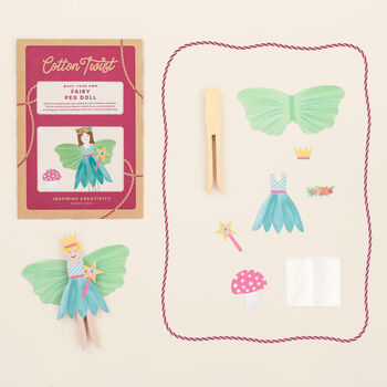 Make Your Own Fairy Peg Doll Kit, 5 of 8