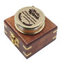 Personalised 100 Year Brass Calendar Compass, thumbnail 9 of 12