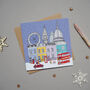 London Christmas Cards Pack Of Five, thumbnail 1 of 2