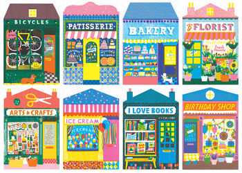 Shops 1000 Piece Jigsaw Puzzle, 2 of 2