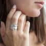 Sterling Silver Leaf Furl Ring, thumbnail 1 of 5