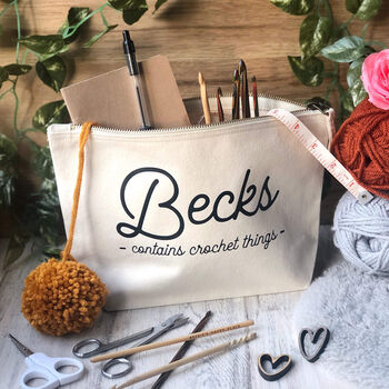 Personalised Crochet Things Bag, 2 of 4