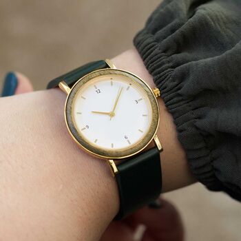 Personalised Womens Wooden Watch,Wife Anniversary Gift, 6 of 7