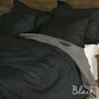 King Size Linen Duvet Cover And Four Pillowcases Set, thumbnail 5 of 12