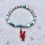 Personalised Lobster Name Bracelet For Him Or Her, thumbnail 4 of 10