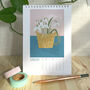 2026 Desk Calendar Flower Mugs, thumbnail 4 of 5