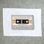 Personalised 40th Birthday Gift Cassette Tea Towel 1983, thumbnail 1 of 6