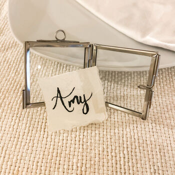 Tiny Silver Photo Frame Place Card, 6 of 11