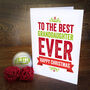 Best Ever Christmas Card *Can Be Personalised With Any Name*, thumbnail 4 of 4