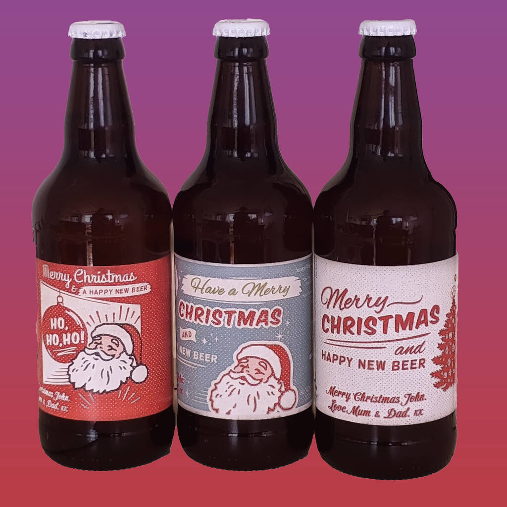 Personalised Christmas Beers, 1 of 7
