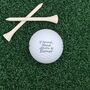 Six Personalised Golf Balls With ''If Found, Please Return To .. ..'', thumbnail 3 of 5