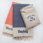 Personalised Pure Cotton Throw, Thank You Gift, thumbnail 1 of 12