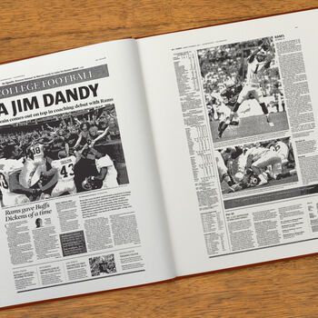 Colorado State Rams College Football Personalised Newspaper History Book, 8 of 12