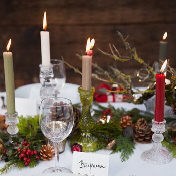 Christmas Dinner Candles Long Or Short Candles 22mm, 10 of 10